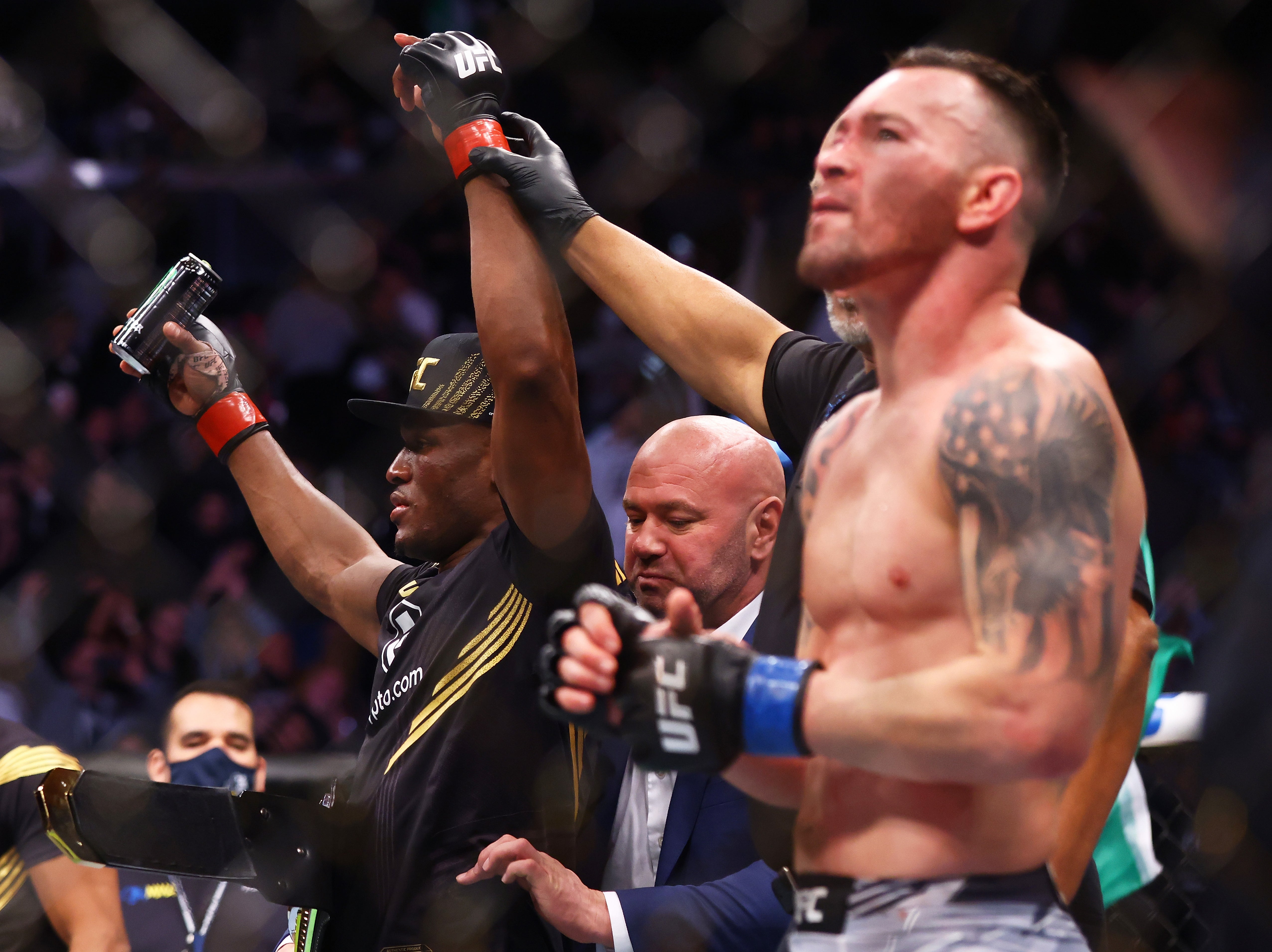 UFC 268 results Kamaru Usman overcomes Colby Covington as Rose Namajunas and Justin Gaethje triumph The Independent photo photo