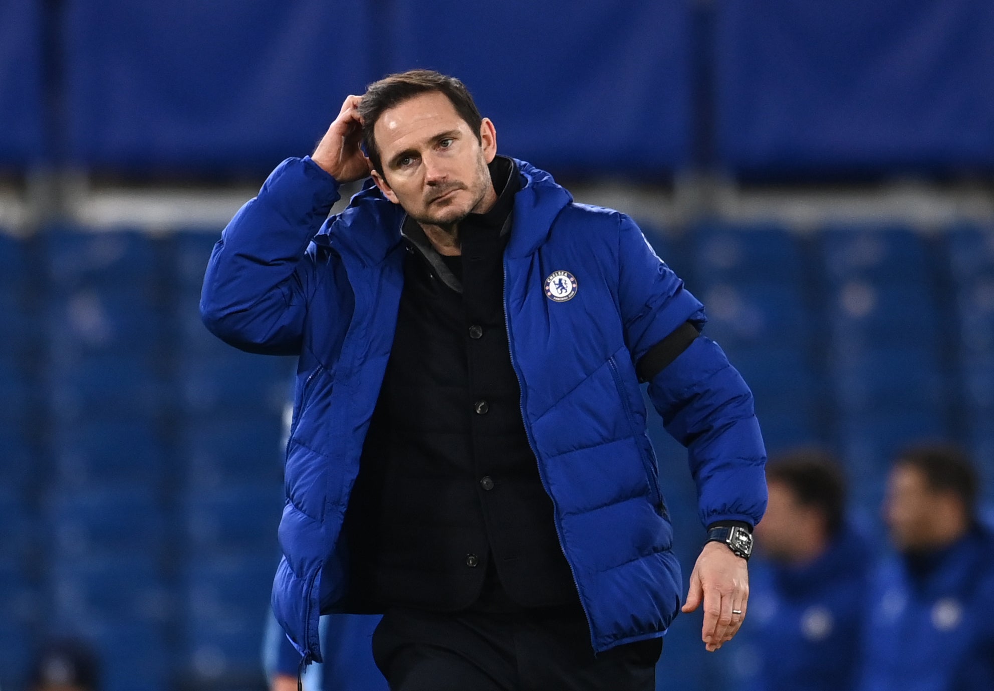 Lampard was in charge at Chelsea until January (Andy Rain/PA)