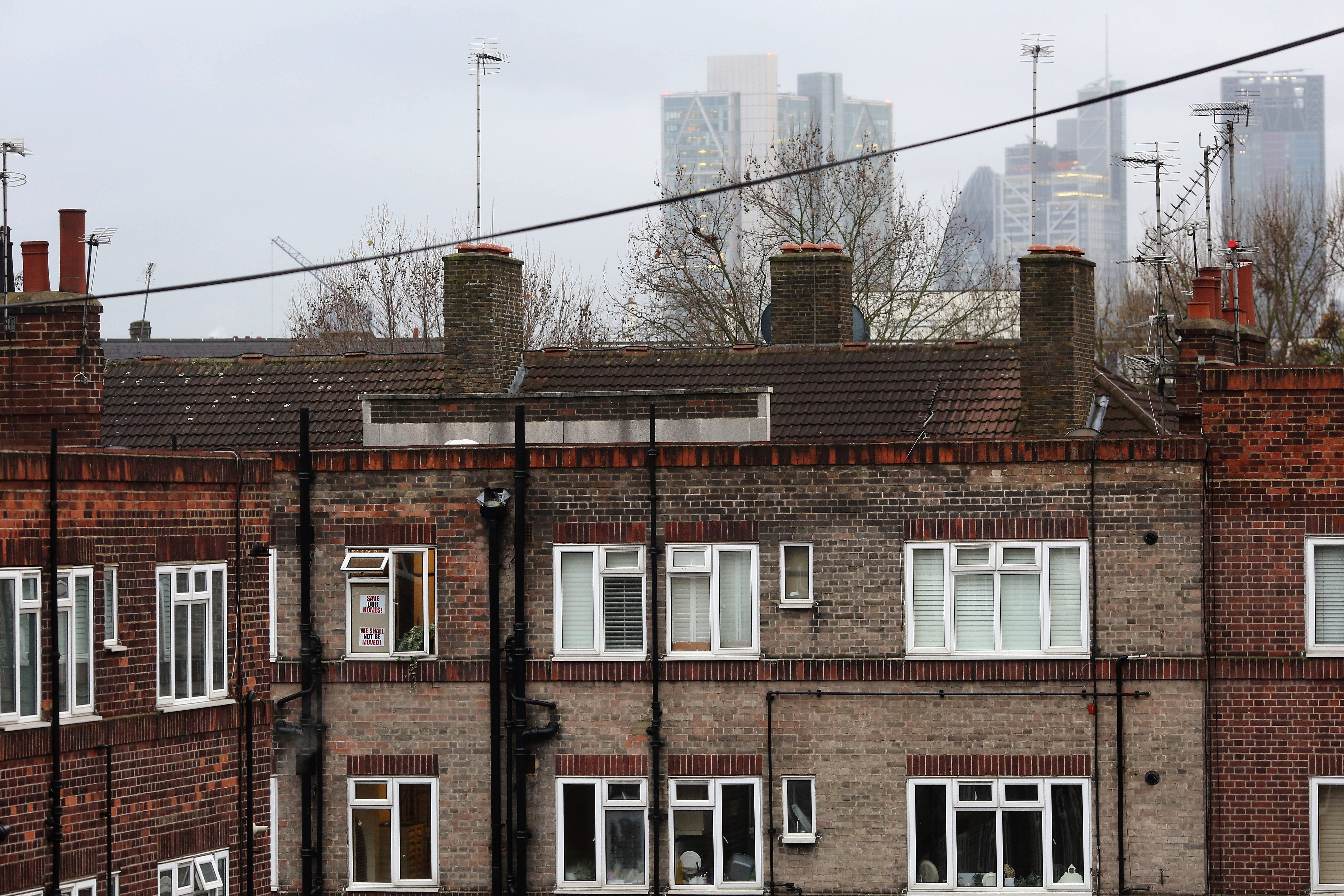 The New Era housing estate in east London