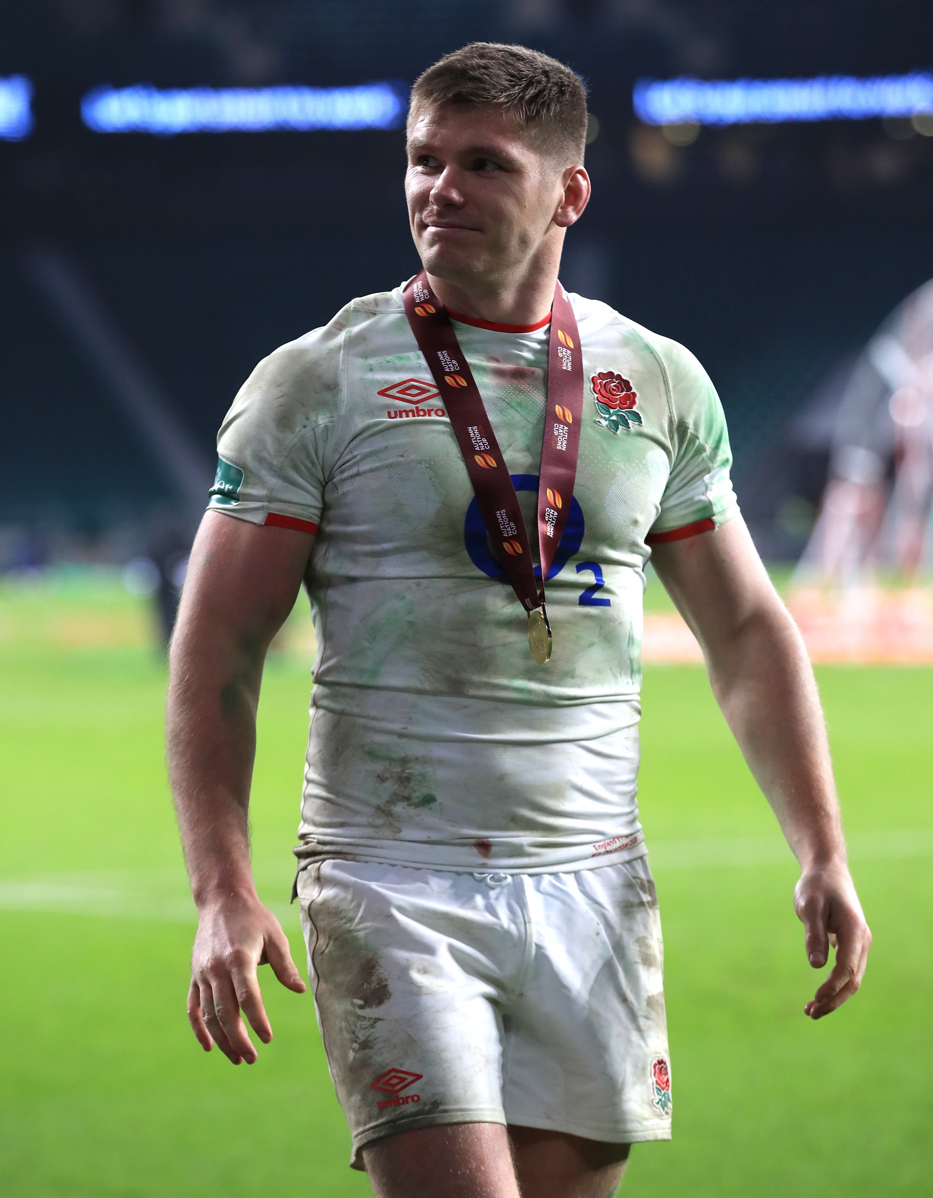 Owen Farrell is available to face Australia on Saturday after his Covid sample was confirmed as a false-positive (Adam Davy/PA)