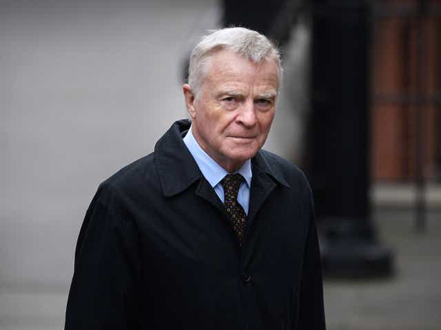 <p>Max Mosley died earlier this year</p>
