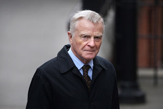 <p>Max Mosley died earlier this year</p>