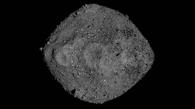 <p>Potentially hazardous asteroid Bennu studied up close by Nasa </p>