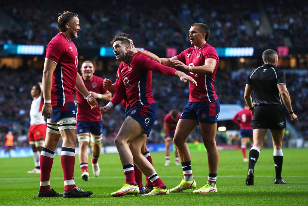 Winger Jonny May receives the plaudits after his try