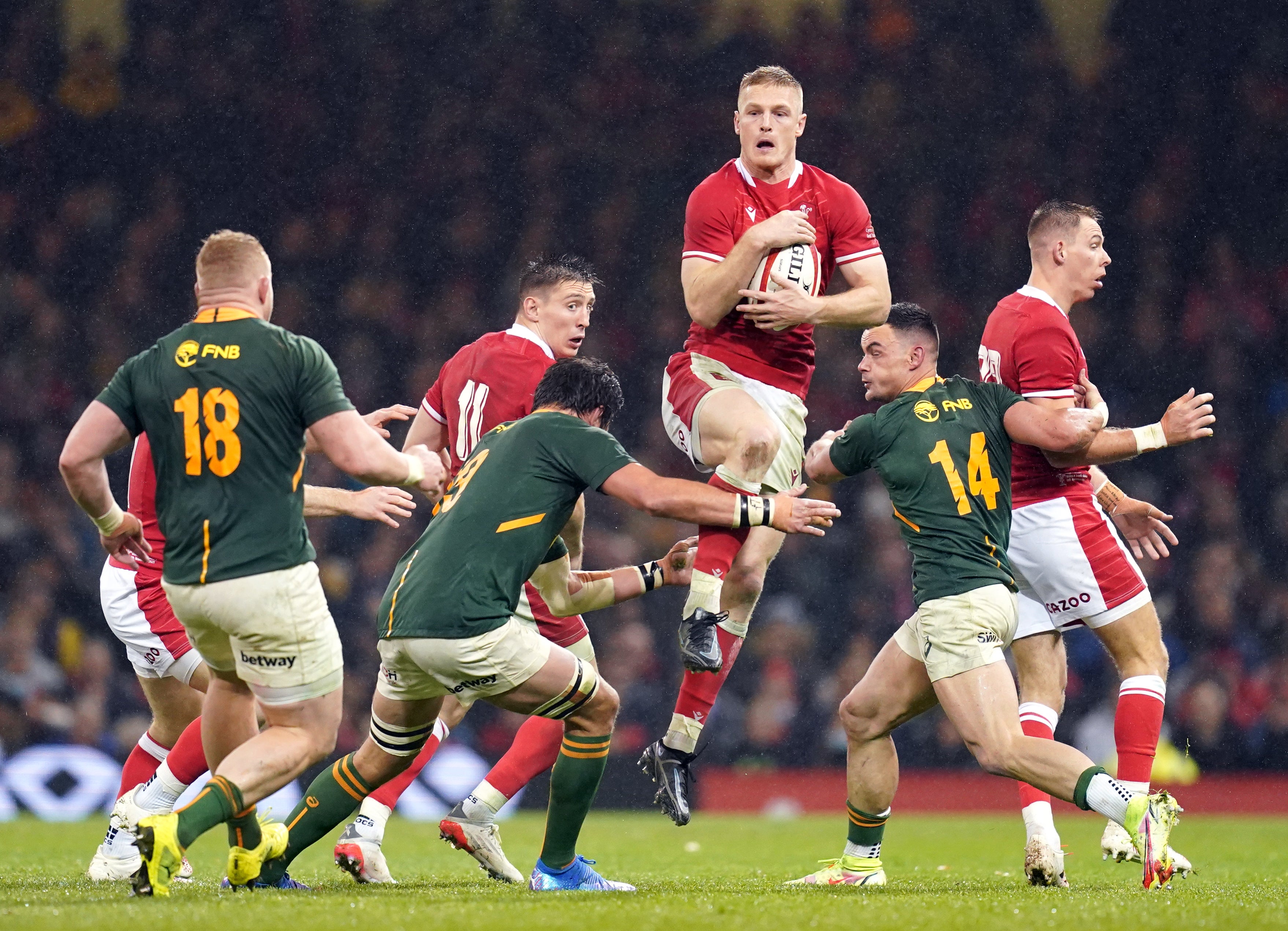 Wales were edged out 18-23 by South Africa in Cardiff (David Davies/PA)