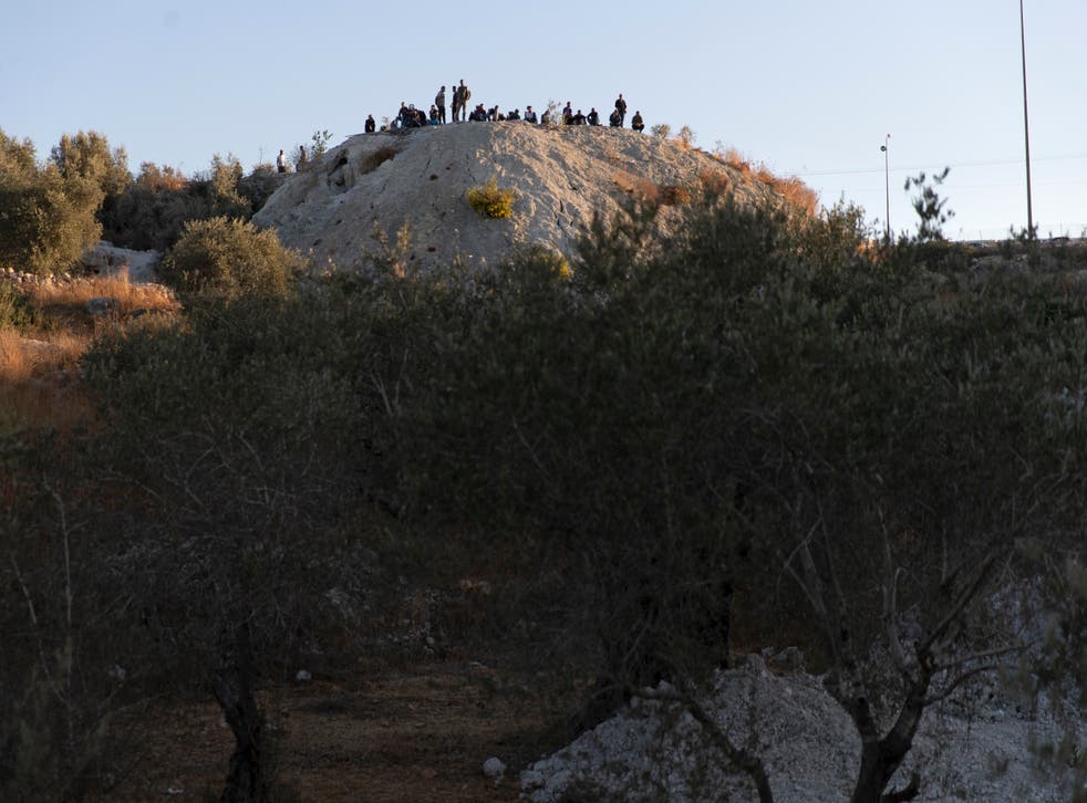 ISRAEL-PALESTINOS-MURO