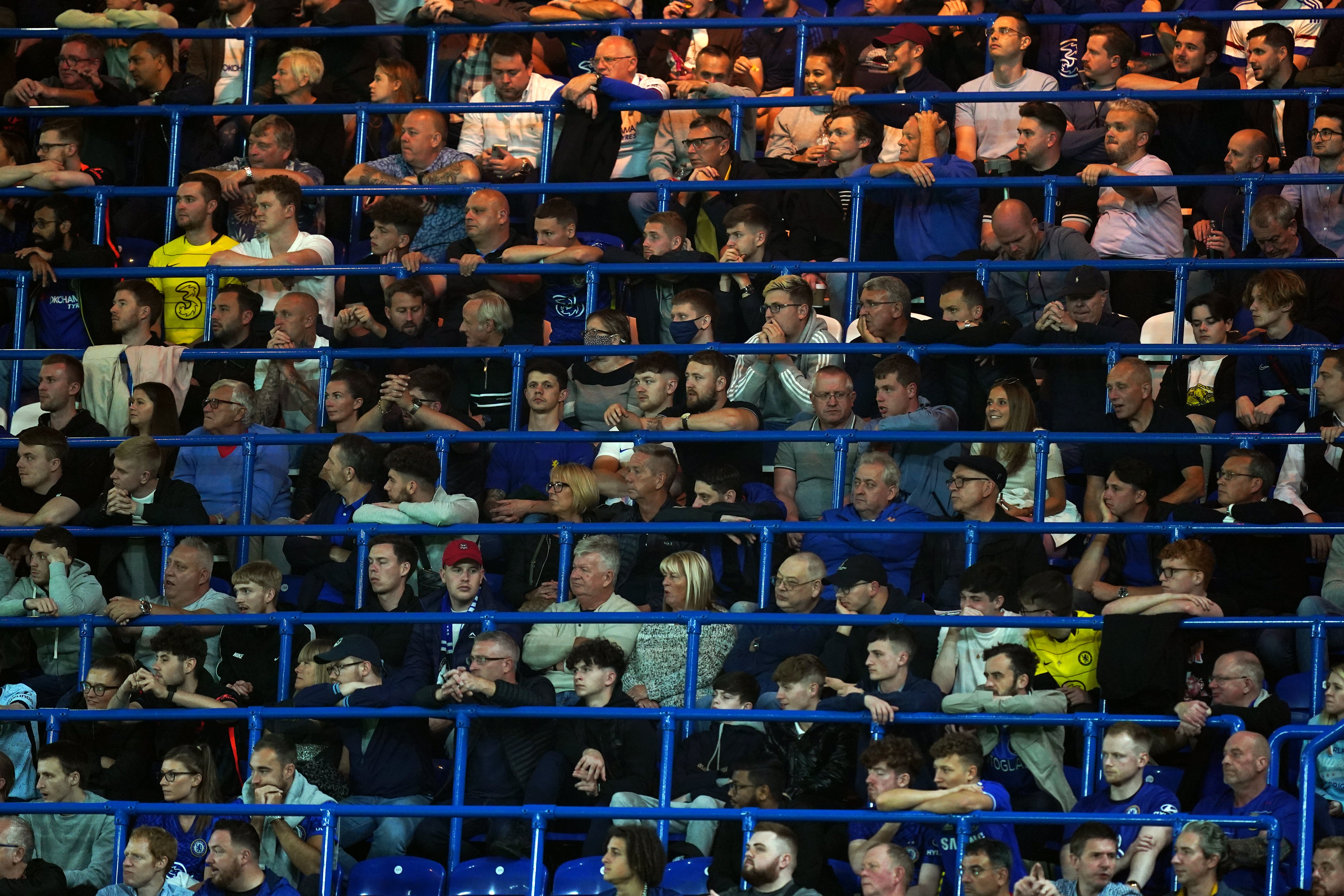 Chelsea are one of five clubs who are part of a safe standing trial