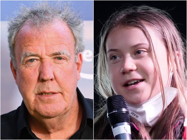 Jeremy Clarkson y Greta Thunberg