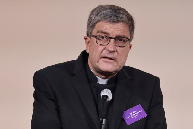<p>The Church has decided ‘to go on a path of recognition and reparation’, Eric De Moulins-Beaufort, the archbishop of Reims, says</p>