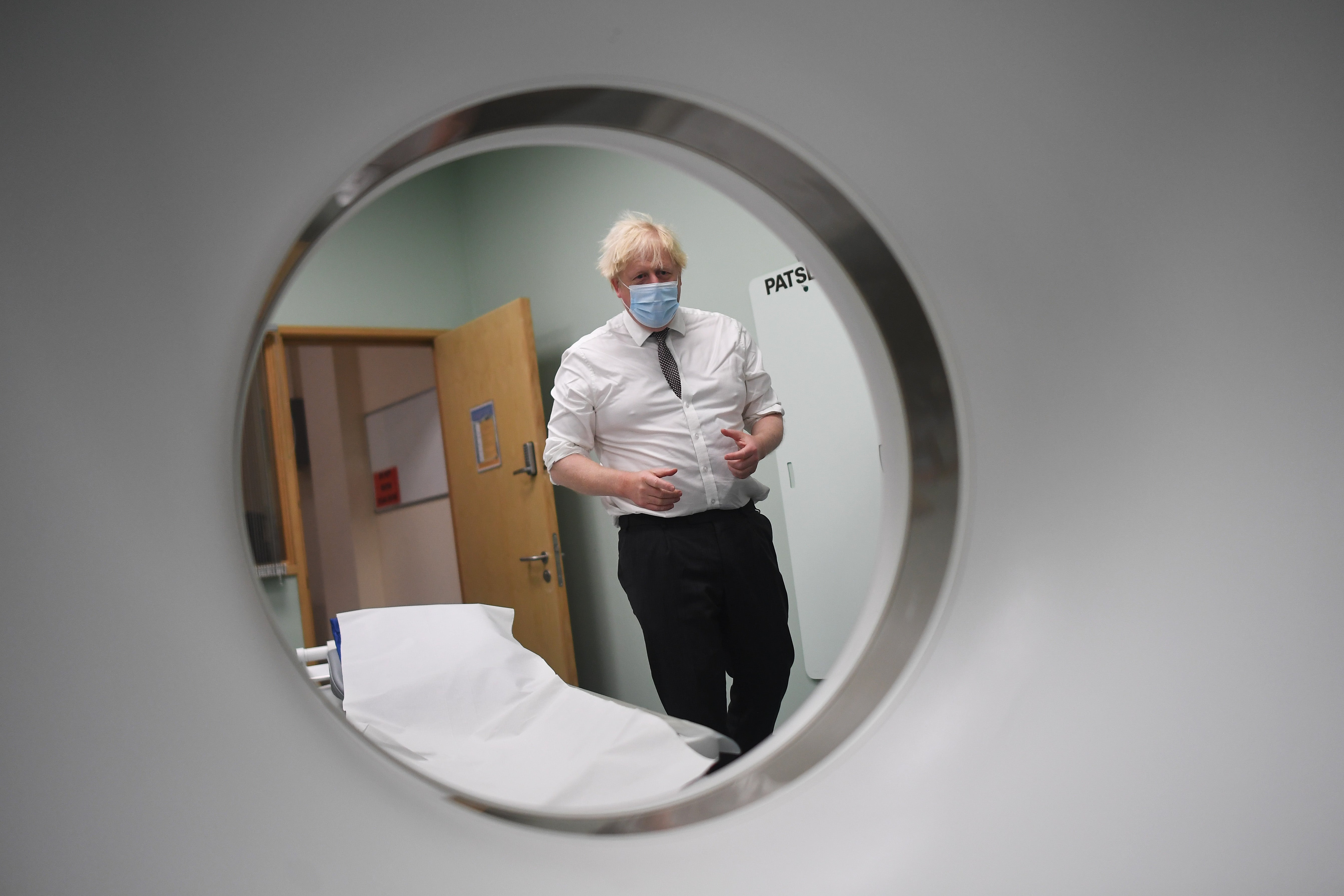 Boris Johnson went to a hospital in Northumberland today, rather than attend the debate in the House of Commons