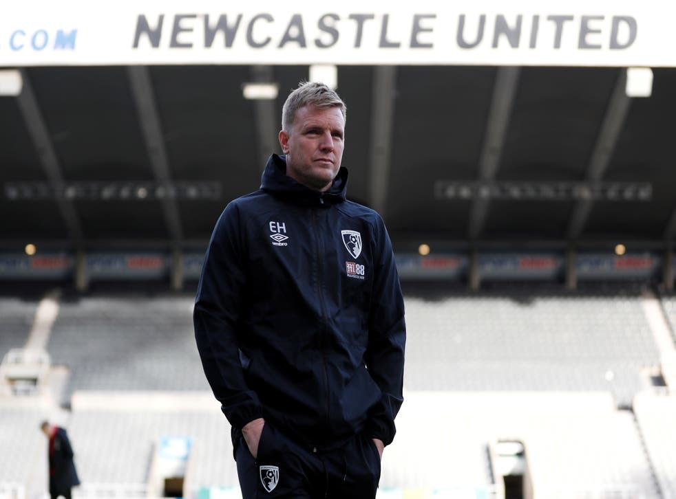 <p>Eddie Howe is the new man in the dugout at St James’ Park</p>