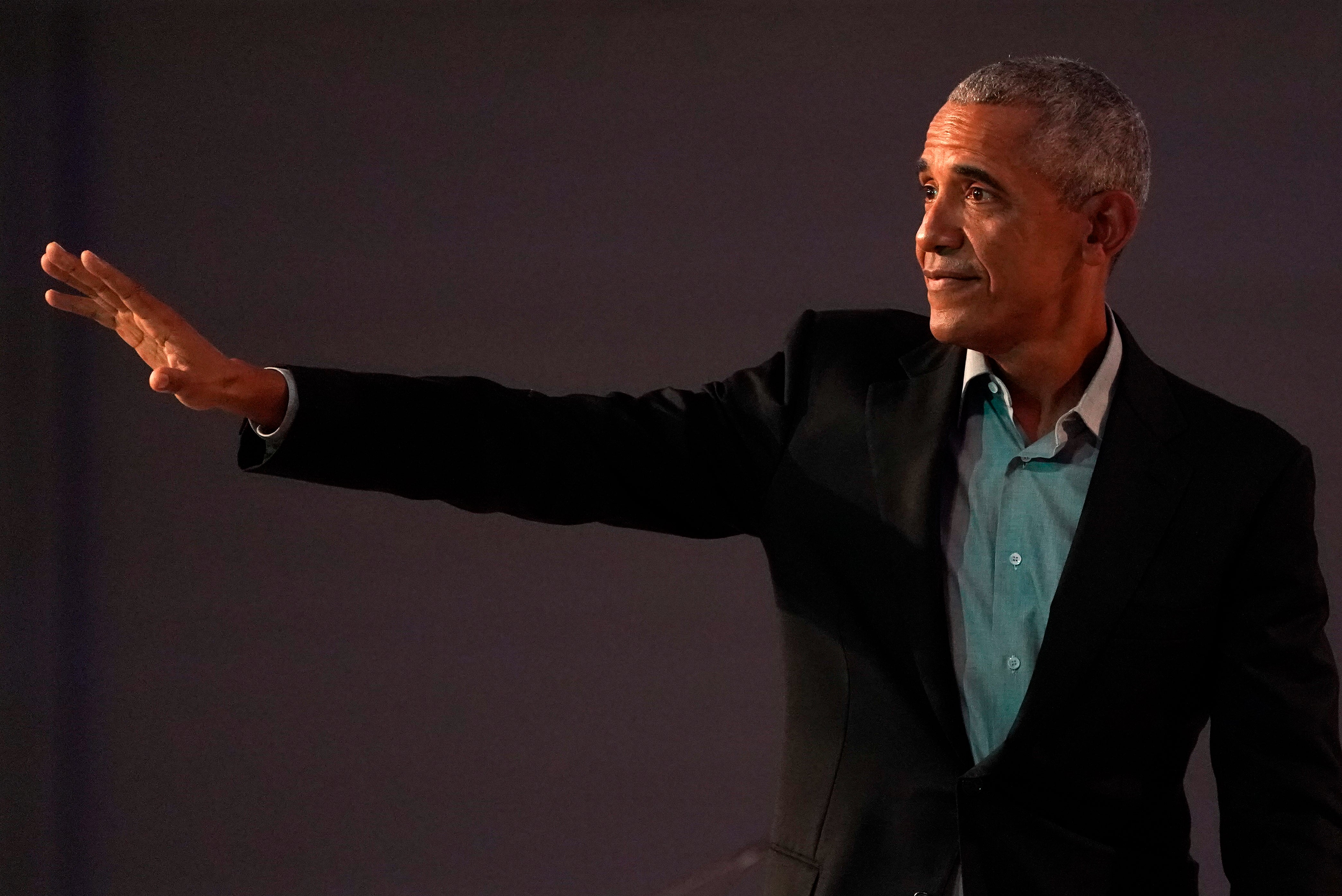 Former President Barack Obama at the COP26 summit