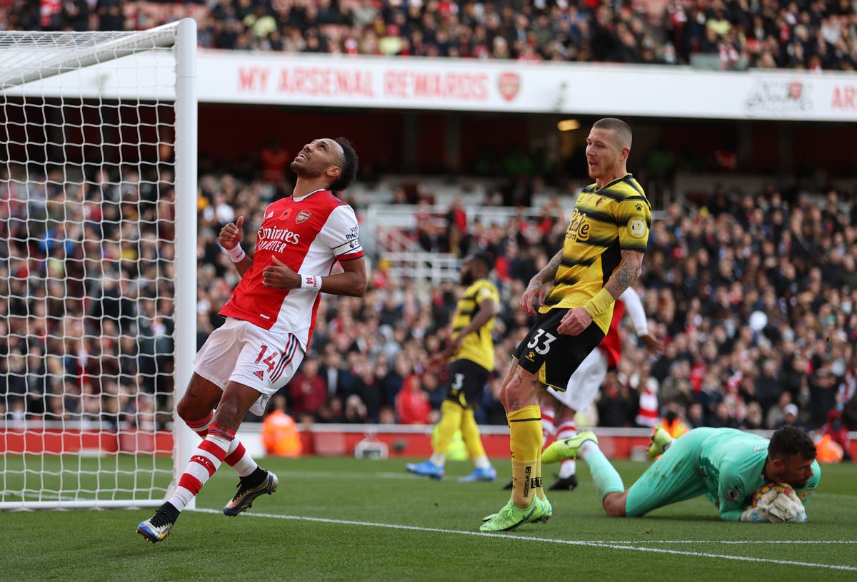 Pierre-Emerick Aubameyang to keep Arsenal penalty duties despite latest miss, says Mikel Arteta