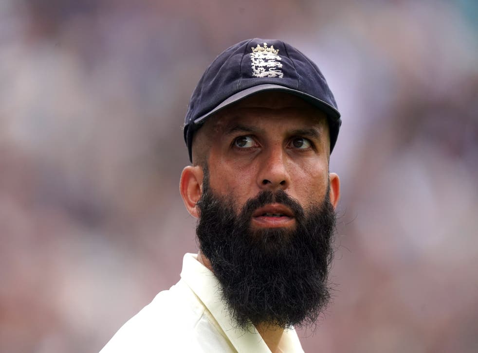 <p>Moeen praised Azeem Rafiq for opening up about his experiences at Yorkshire</p>
