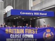 Britain First activist convicted of assaulting security guard at hotel housing asylum seekers