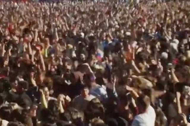 <p>Astroworld’s promo video shows chaotic scenes from the last festival in 2019</p>