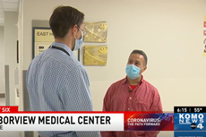 Covid survivor returns to hospital to apologise for not getting vaccine