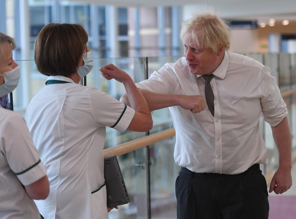 <p>‘There he was, ol’ Boris de Pfeffel, Jack-the-ladding his way through an NHS ward’ </p>
