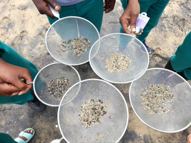 <p>It is estimated 230,000 tonnes - trillions of nurdles - could be lost to the oceans globally, every year</p>