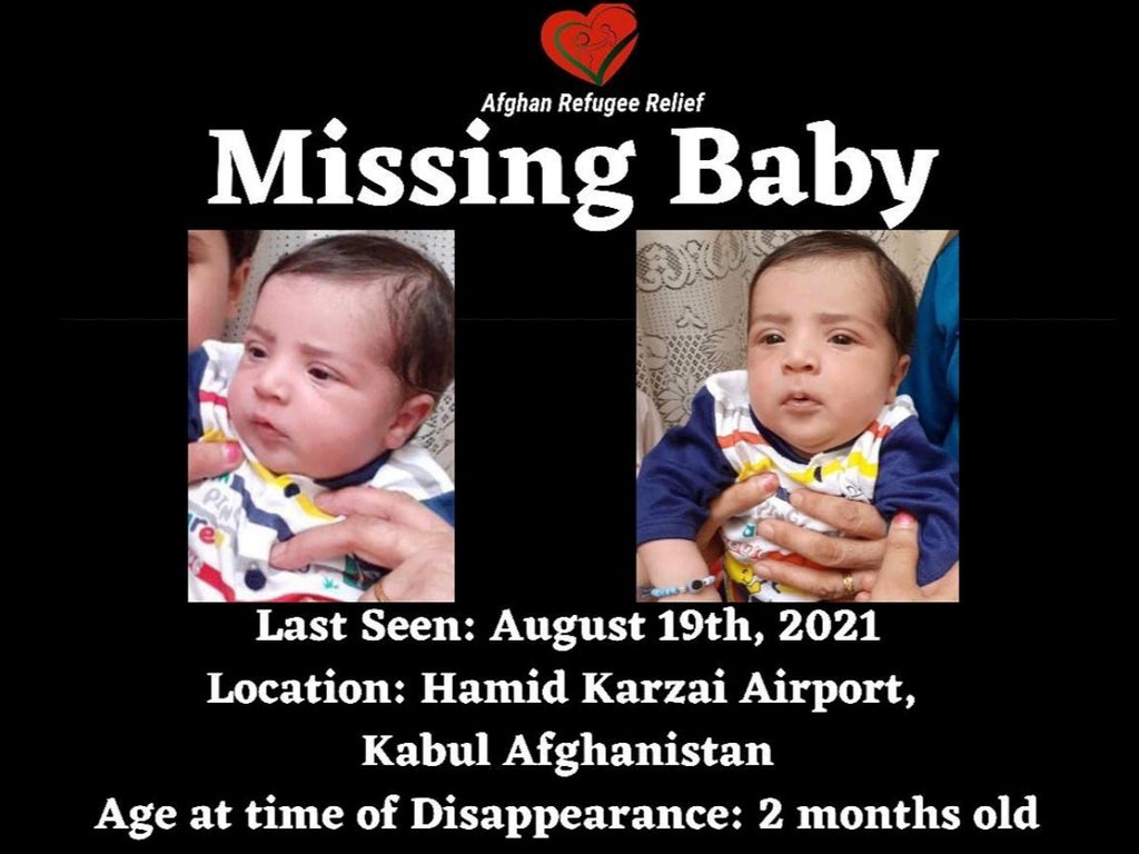 Baby handed to American soldiers during Kabul airlift chaos still missing