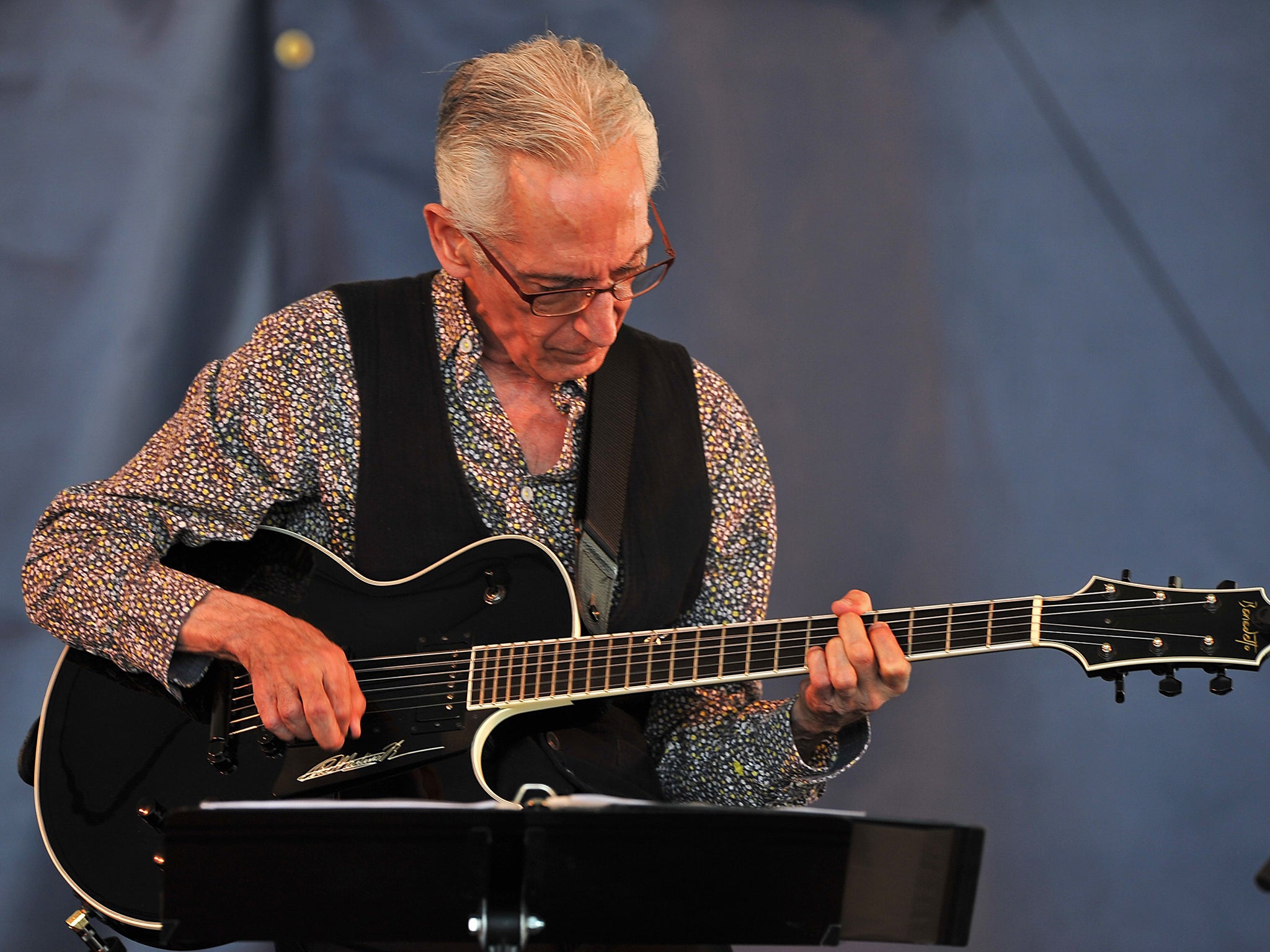 Pat Martino performing at the Newport Jazz Festival in August 2015