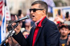 Michael Flynn heard admitting QAnon is ‘nonsense’ in Lin Wood audio