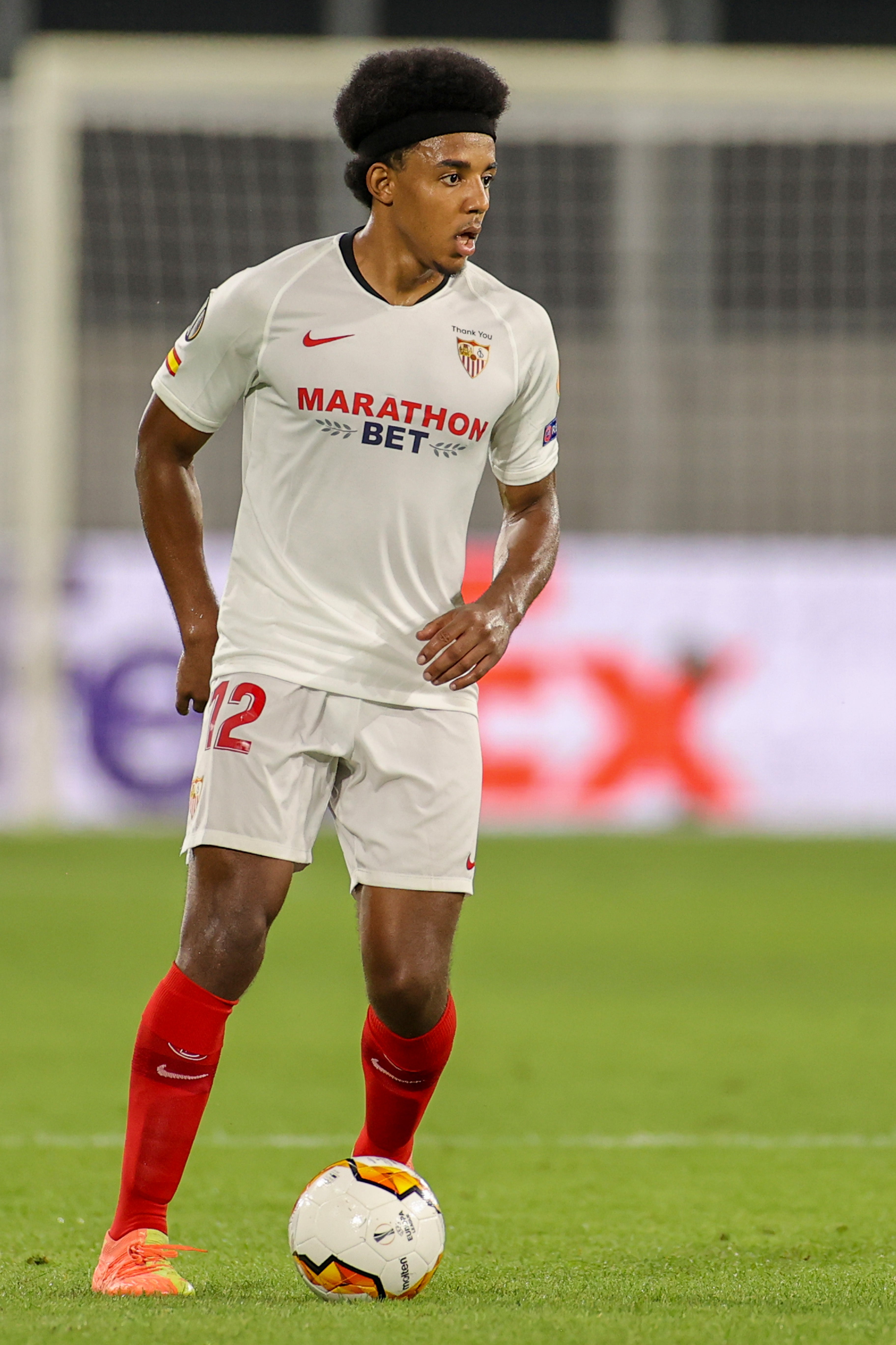 Manchester United could swoop on Sevilla’s Jules Kounde (PA Wire via DPA)
