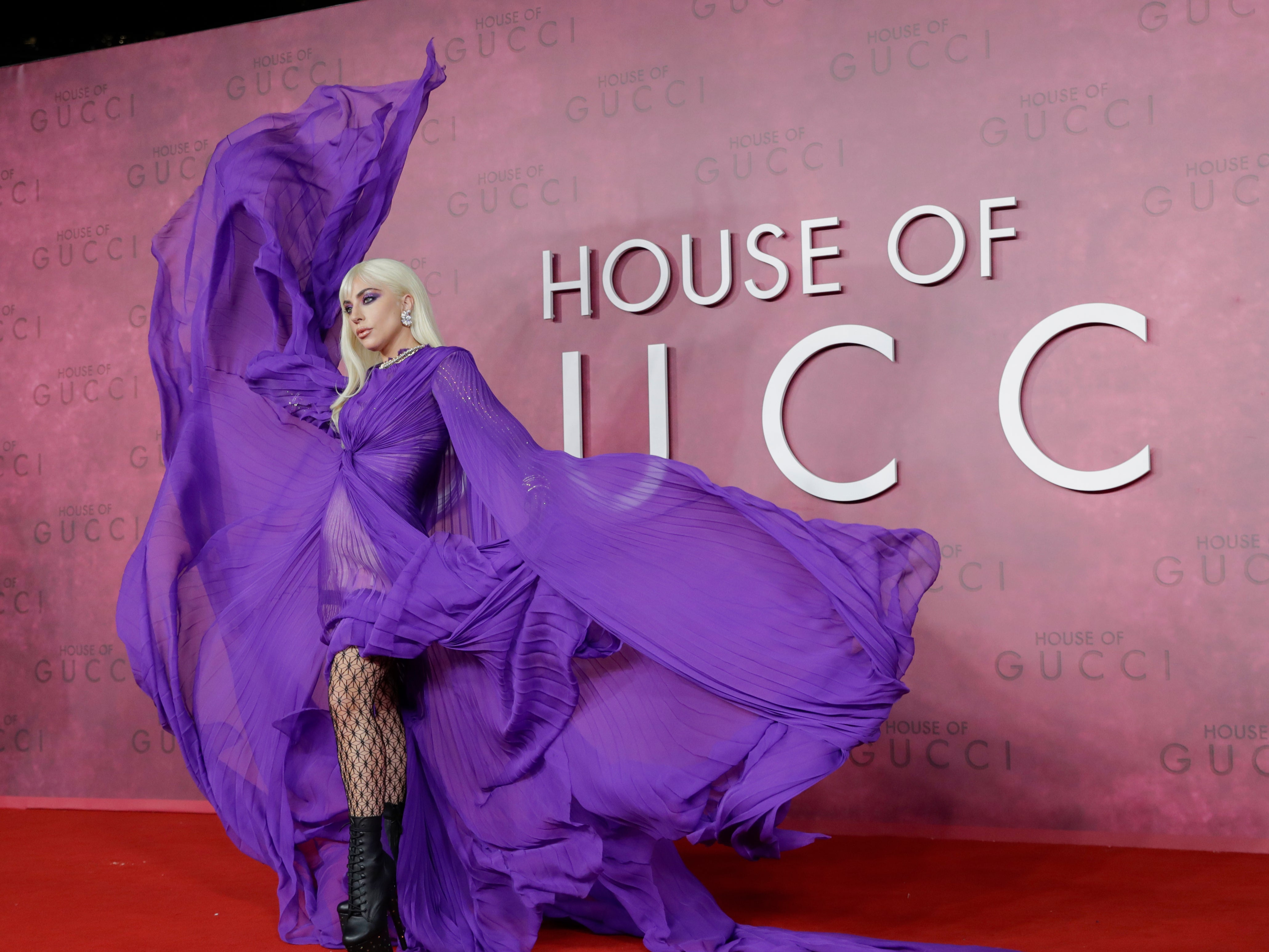 Lady Gaga at the House of Gucci premiere