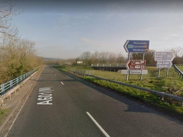 <p>A601(M) in Lancashire</p>