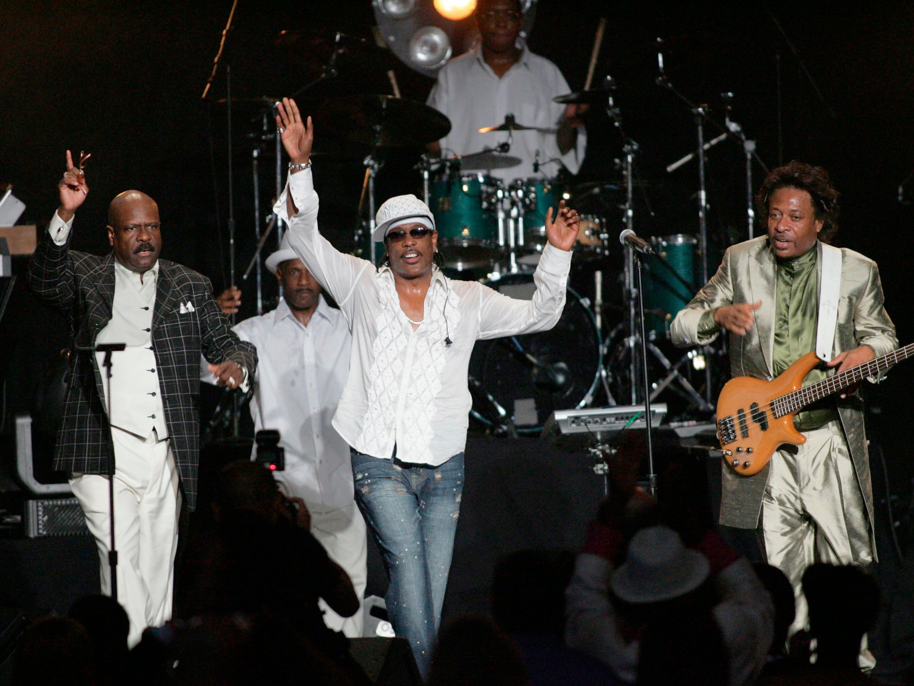 The Gap Band performing at the 2005 BMI Urban Music Awards in Miami Beach