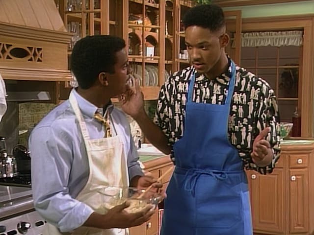 <p>Alfonso Ribeiro and Will Smith in the original series </p>