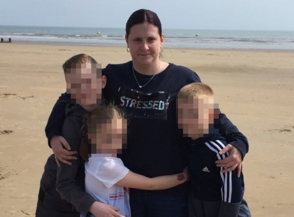 <p>Goodwin, pictured, used £2,000 worth of donations raised via JustGiving to go on holiday to the US with her children</p>