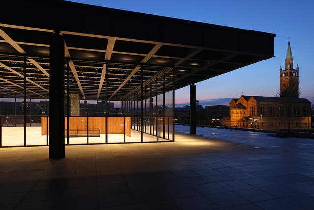 <p>The Neue Nationalgalerie in Berlin, designed by architect Mies van der Rohe and first opened in 1968, has undergone extensive renovation under the guidance of Sir David Chipperfield since closing in 2015</p>