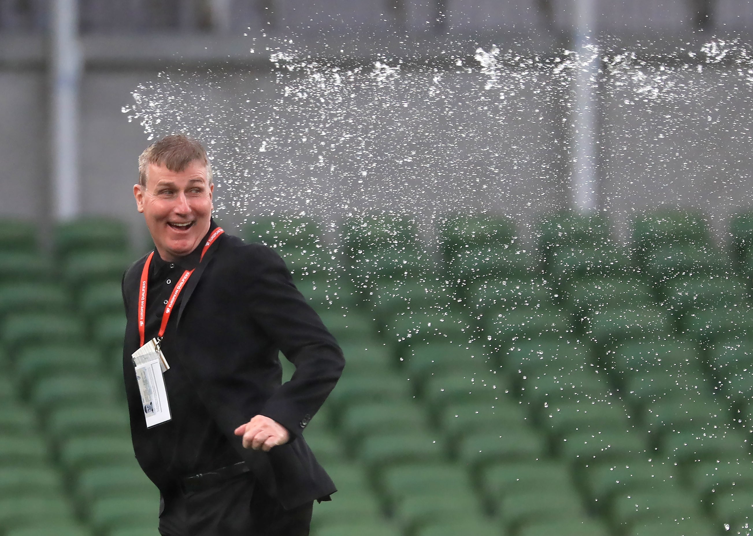 Republic of Ireland manager Stephen Kenny insists his players will not be trying to stop just Ronaldo (Donall Farmer/PA)