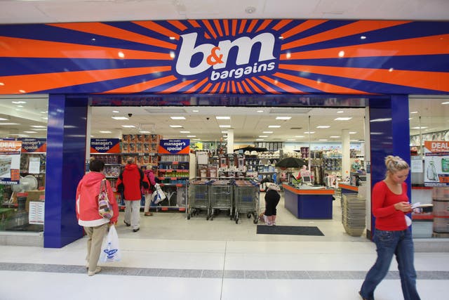 Discounter B&M says it has secured deliveries earlier than usual to avoid supply disruption (Paul Faith/PA)