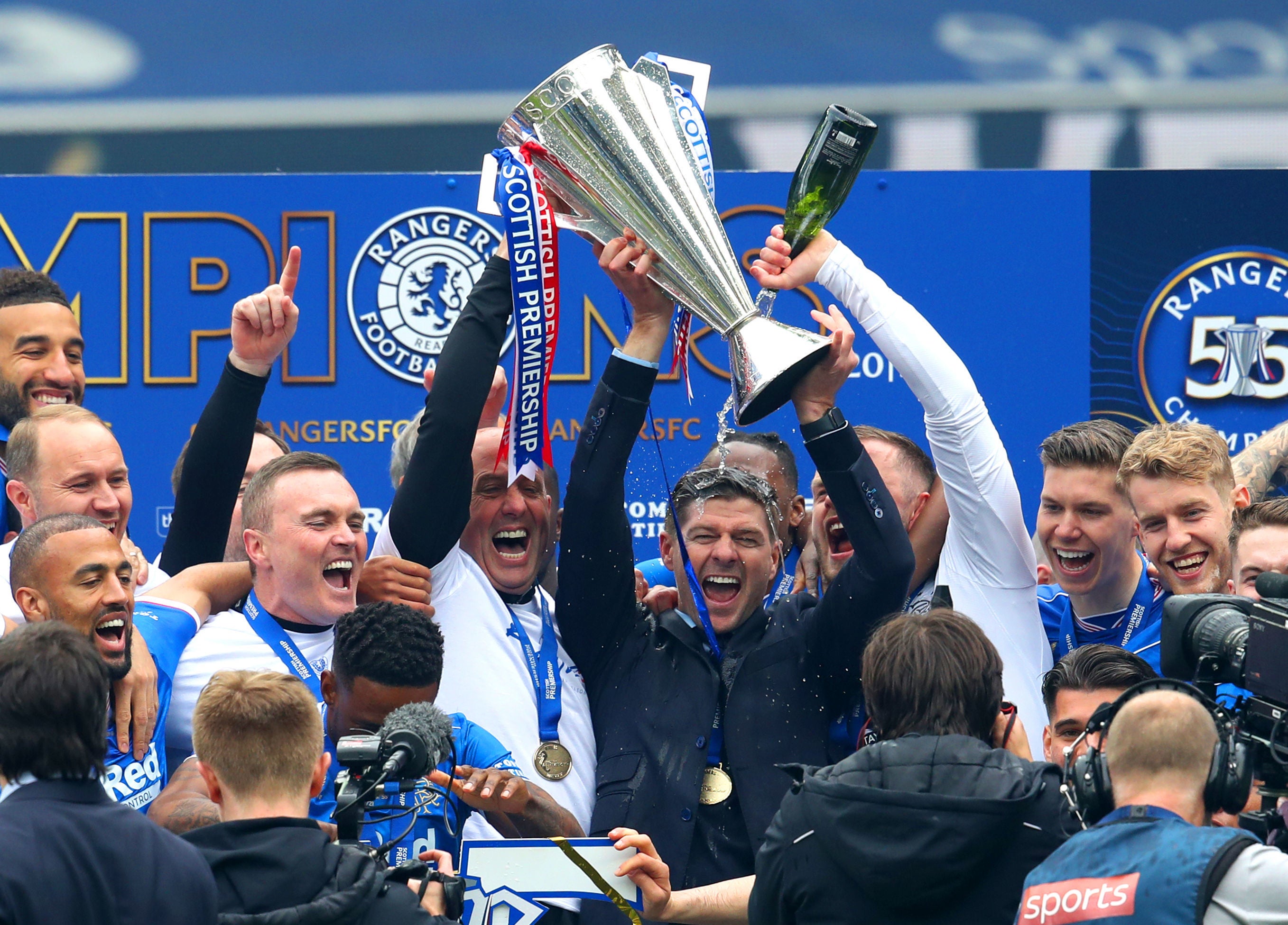 Gerrard brought the Scottish title back to Rangers
