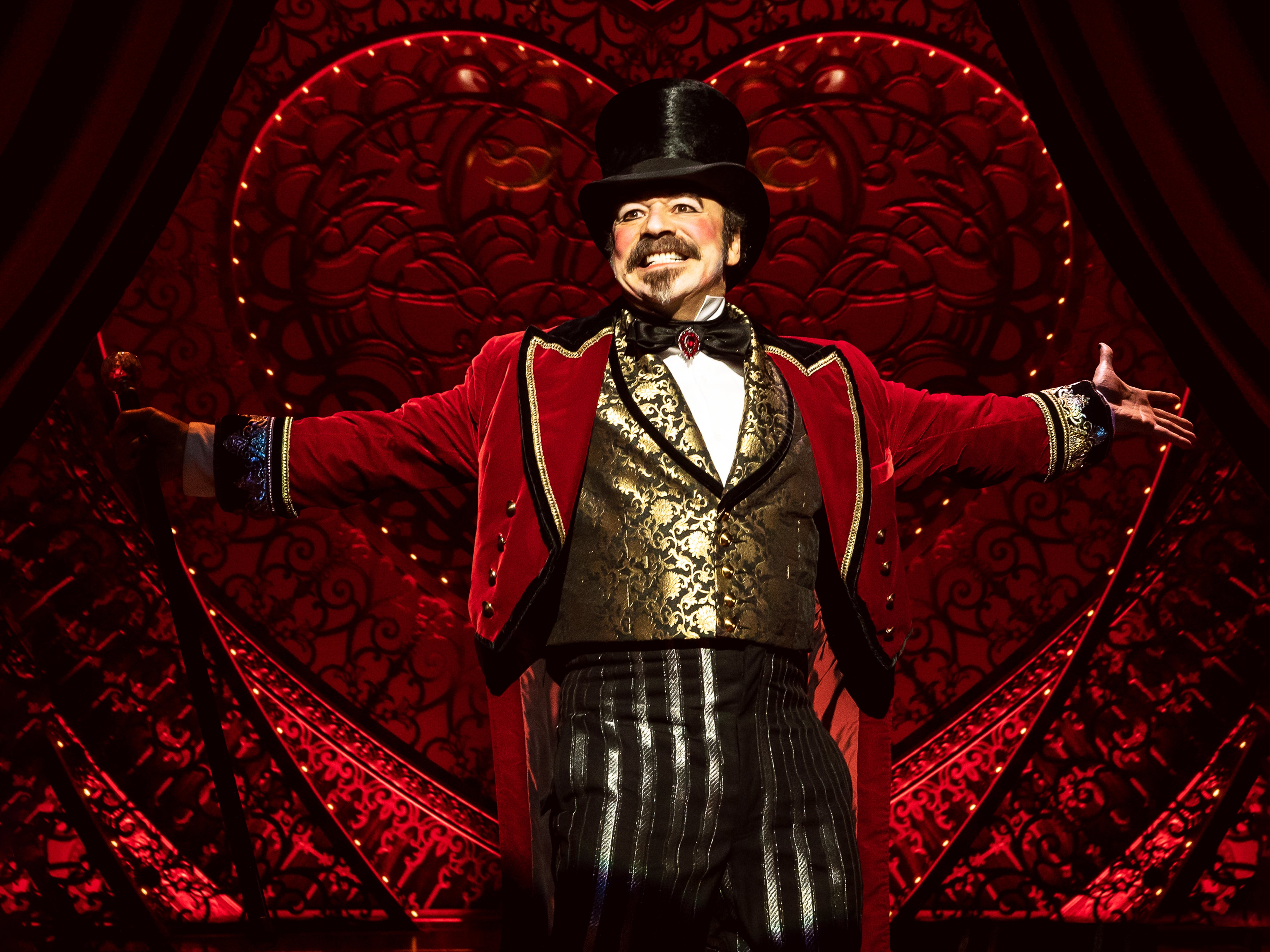 Danny Burstein as Harold Zidler in the Broadway production of Moulin Rouge!