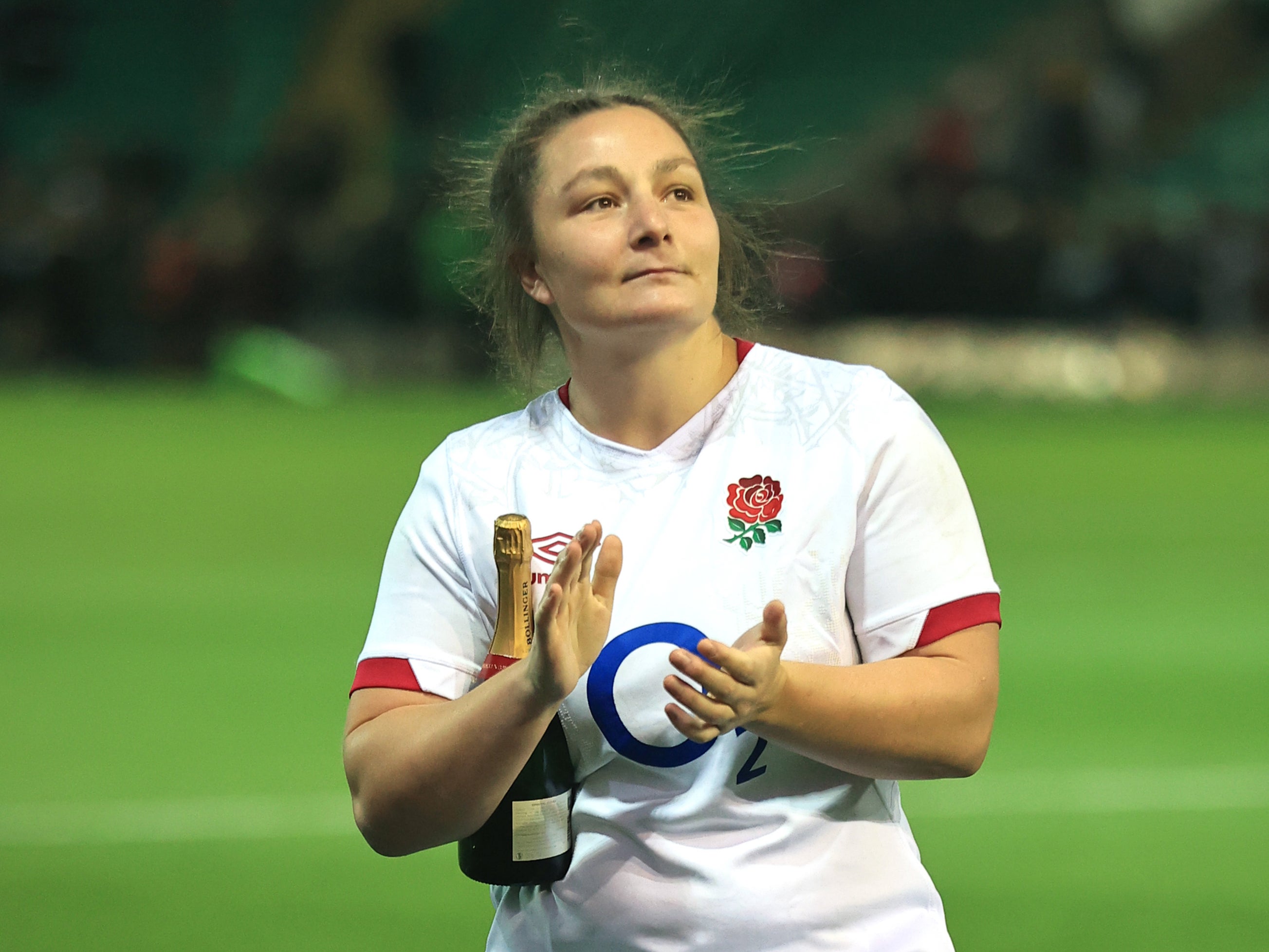 Amy Cokayne was player of the match against New Zealand