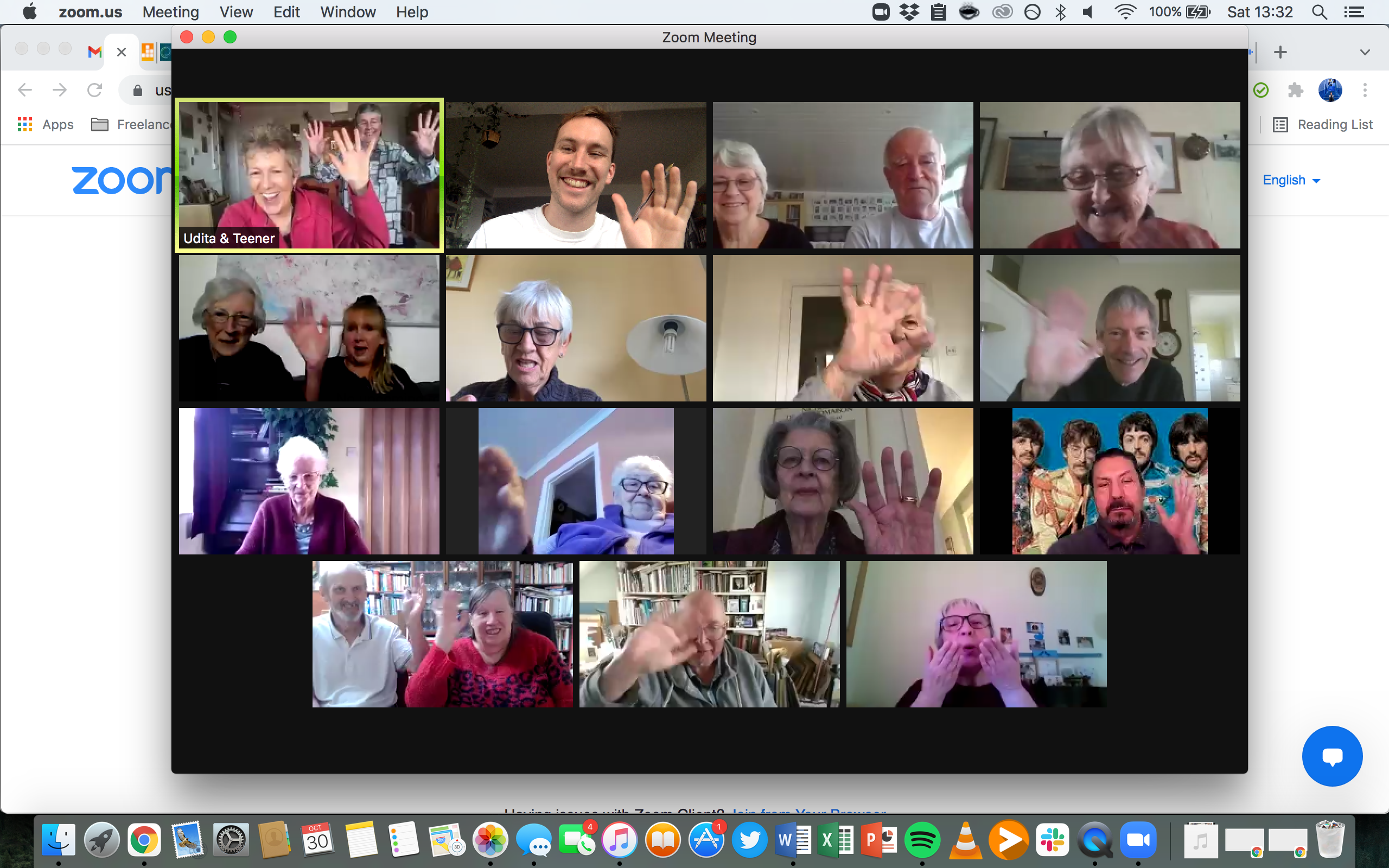 The Brighton Zoom session with Udita