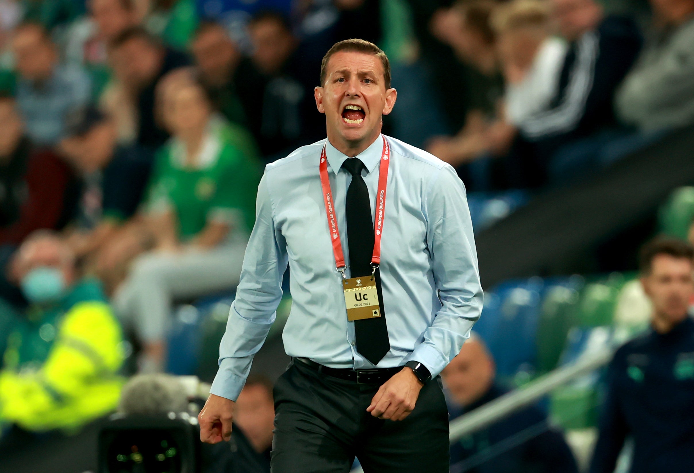 Ian Baraclough said his side would learn from their defeat in Bulgaria last month (Liam McBurney/PA)