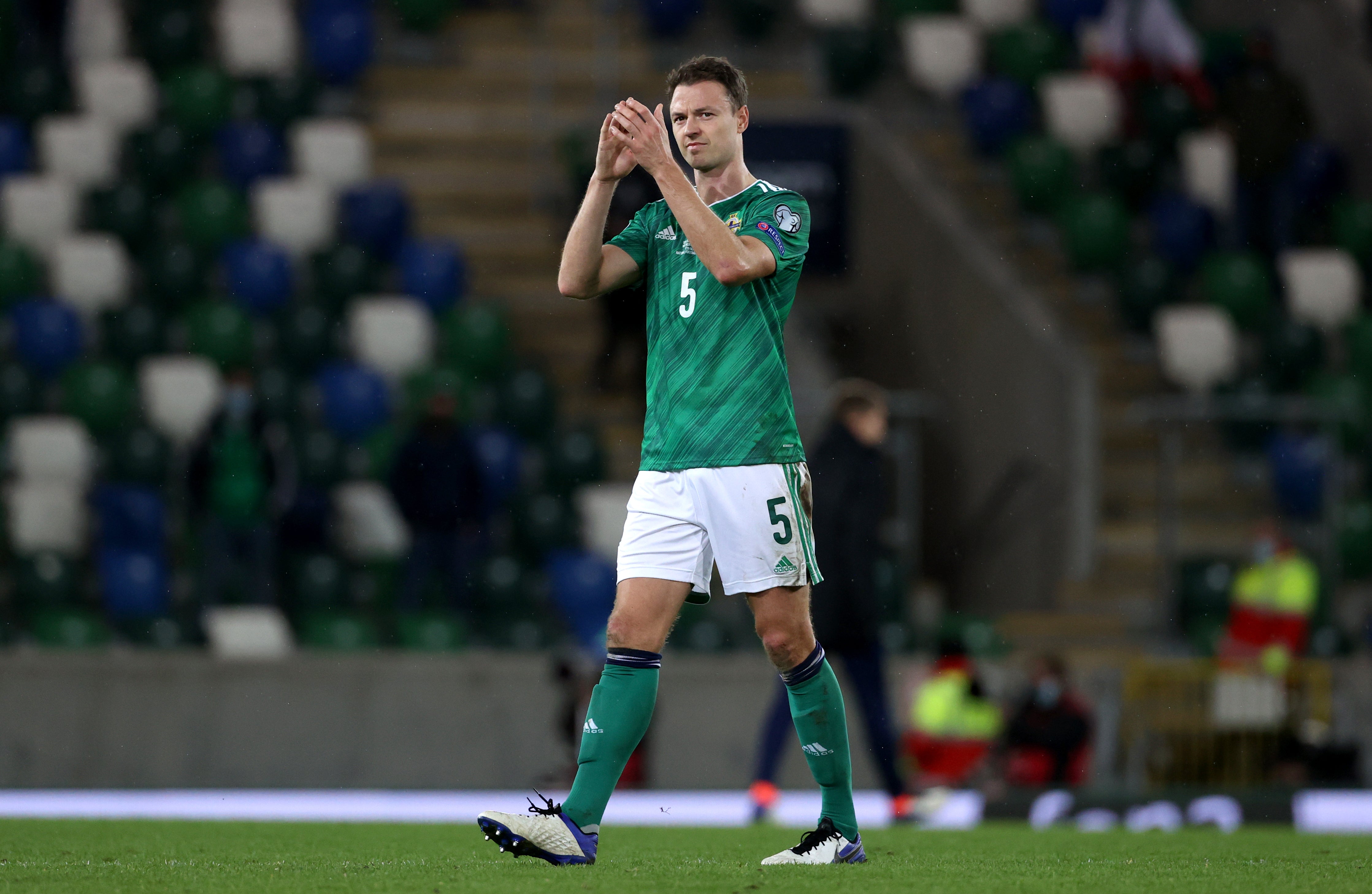 Jonny Evans is back in the Northern Ireland squad after injury (Liam McBurney/PA)