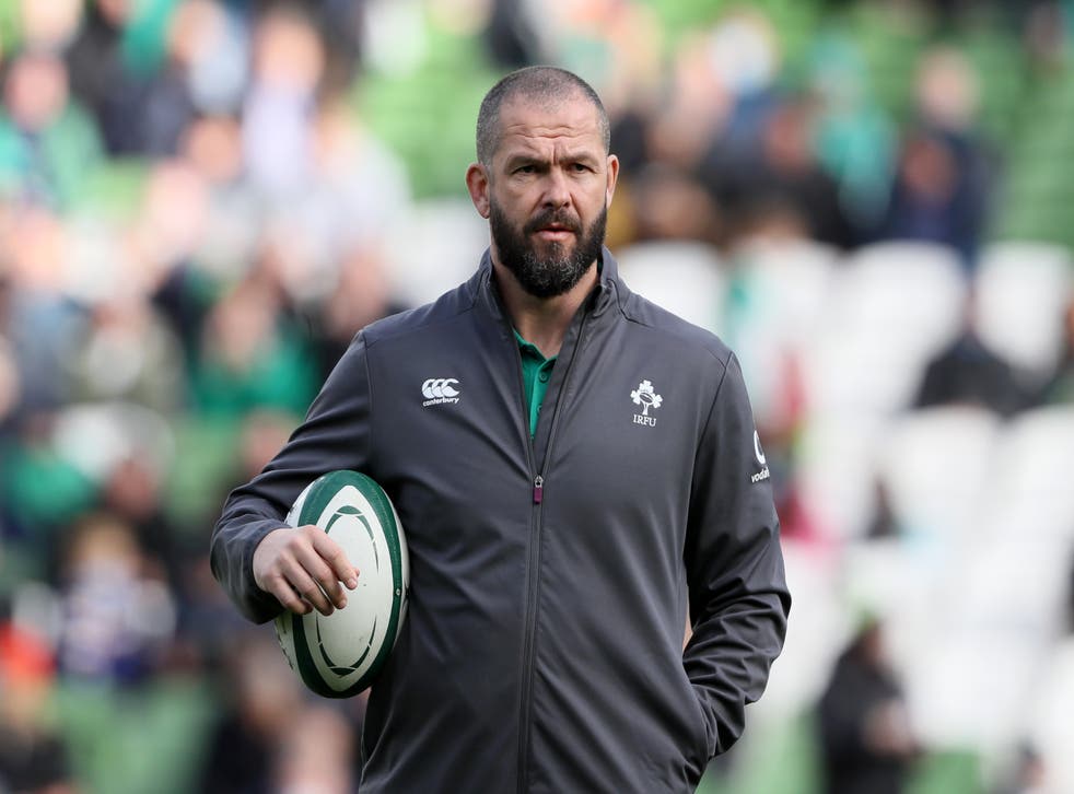 Ireland head coach Andy Farrell is preparing to face New Zealand (Brain Lawless/PA)