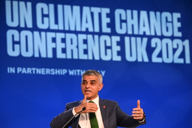 <p>Khan said era of climate deniers had been replaced by one of ‘climate delayers’ </p>