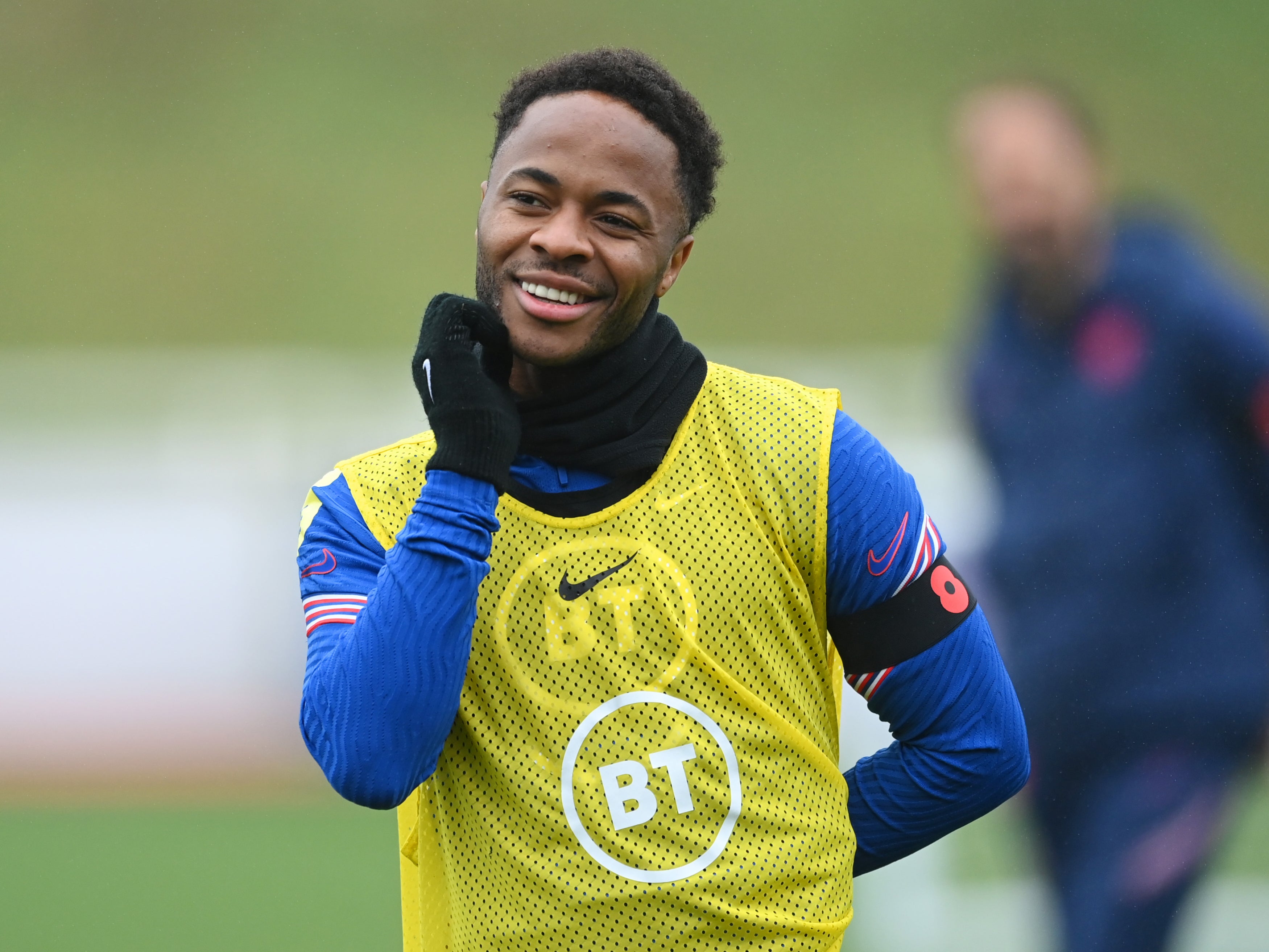 England forward Raheem Sterling