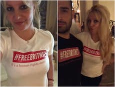 Britney Spears news – live: Conservatorship could end today as singer dons #FreeBritney T-shirt
