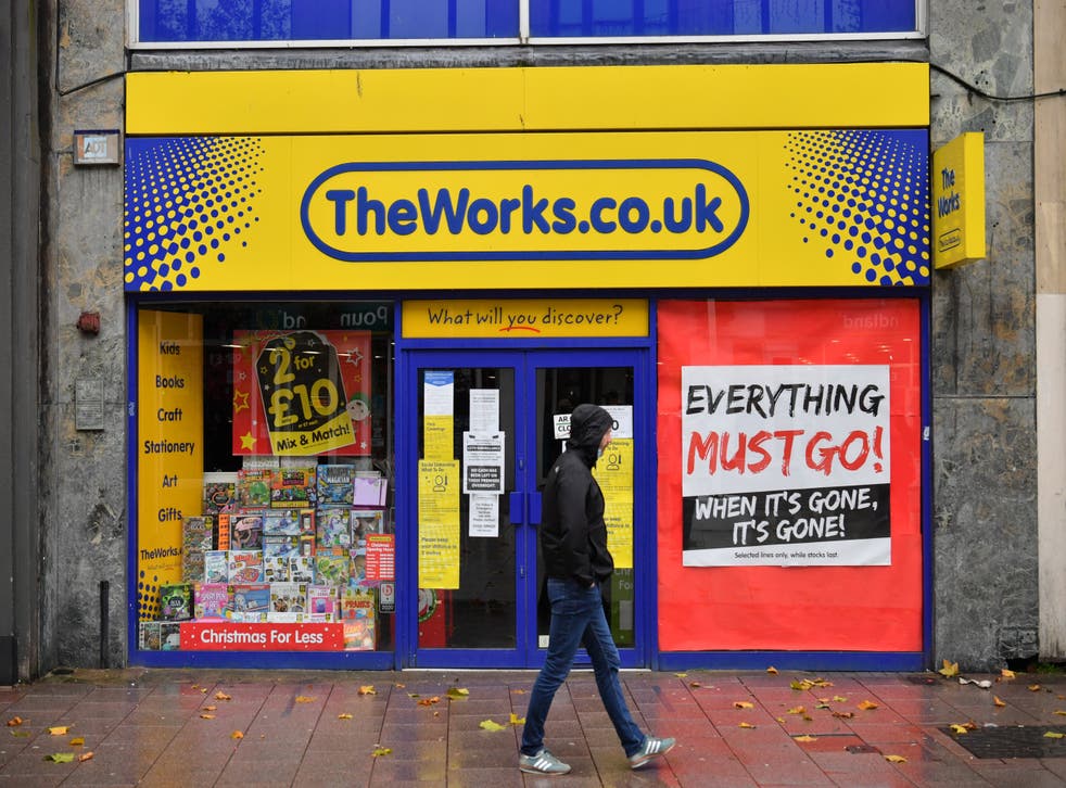 The Works said it has incurred significant costs due to supply issues (Ben Birchall/PA)