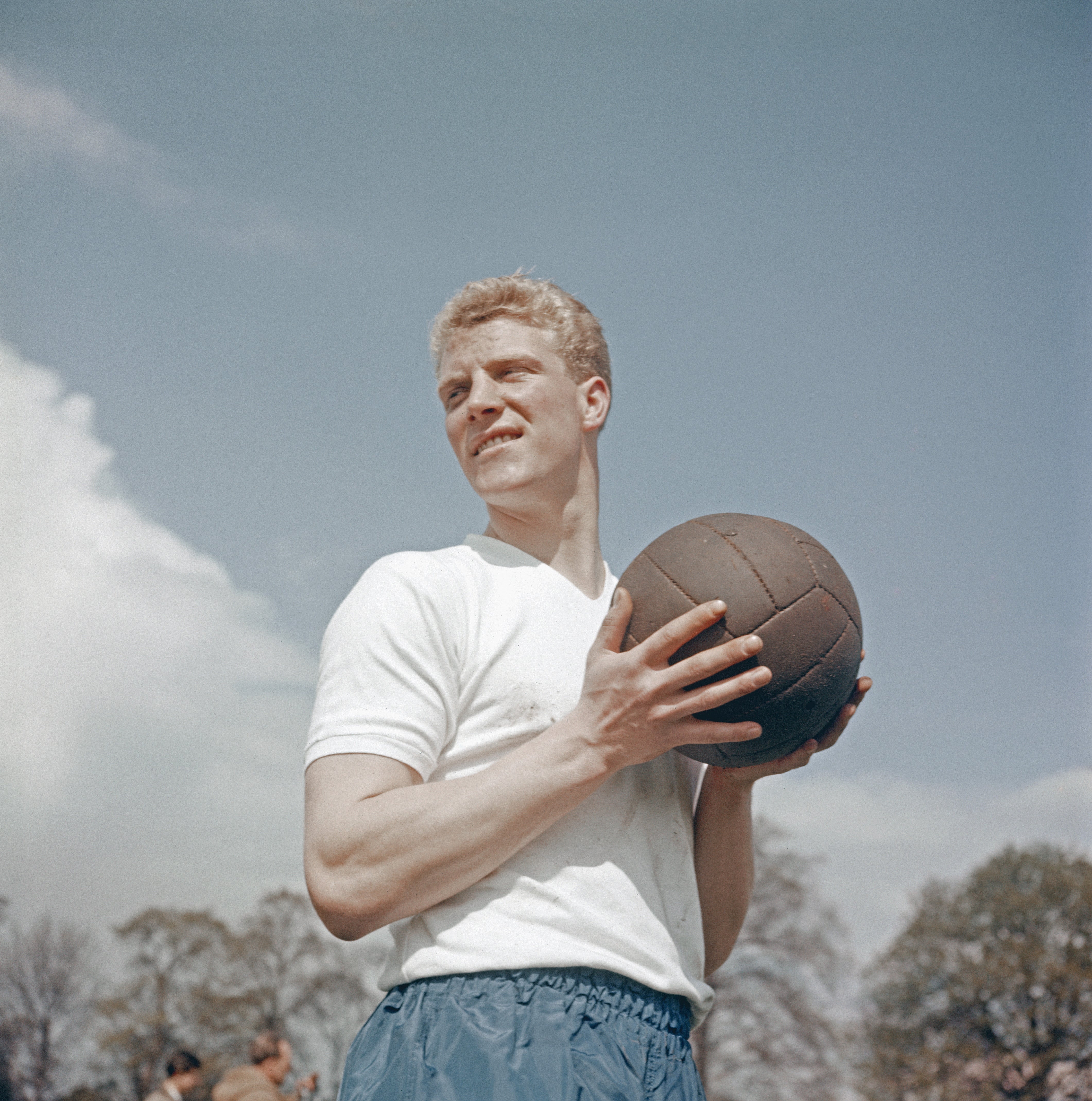 Wolves and England footballer Ron Flowers pictured circa 1963