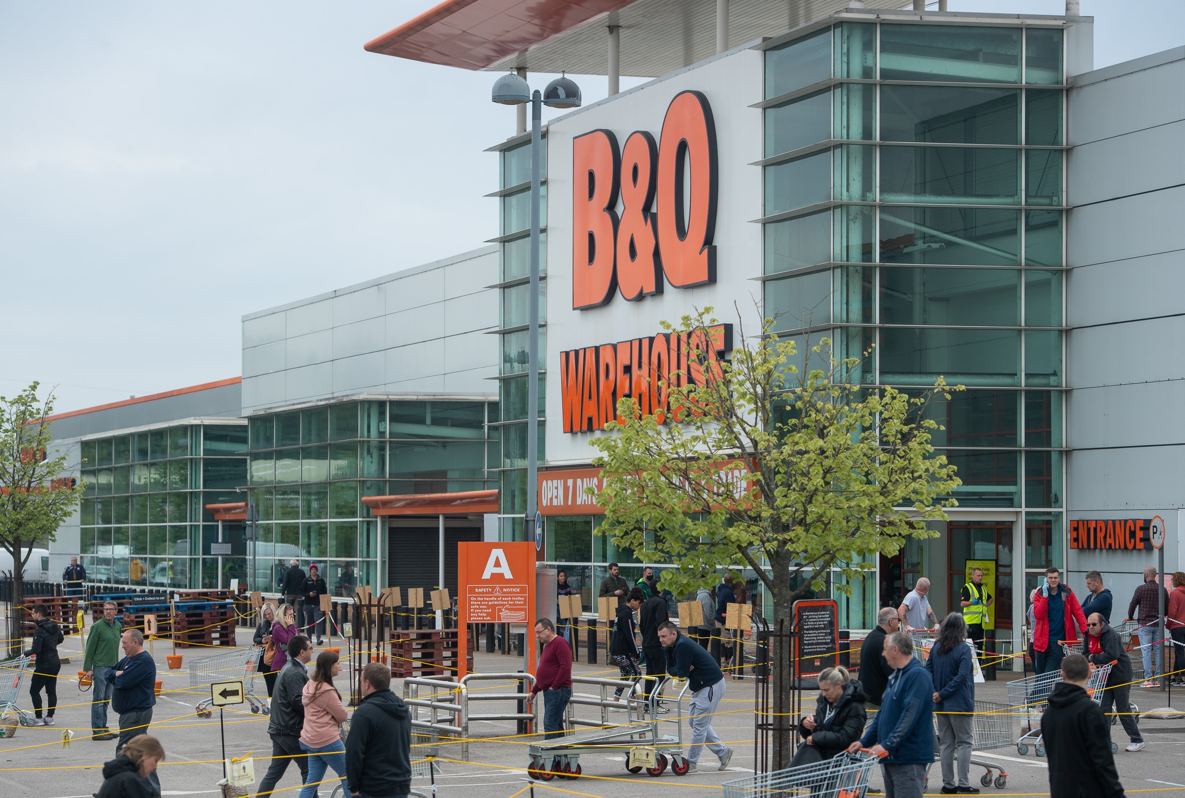 B&Q owner Kingfisher is expected to post further sales growth amid a boom in DIY demand (Joe Giddens/PA)