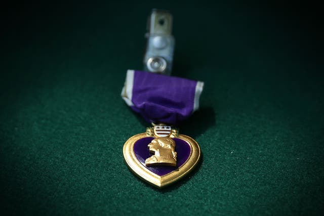 <p>A Purple Heart recognises those wounded in combat as well as coming with several benefits from federal and state governments</p>