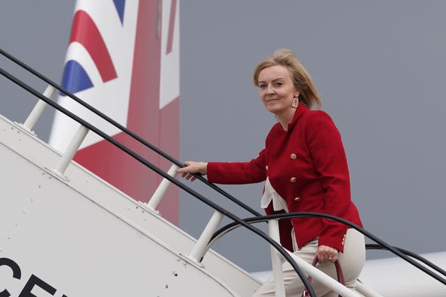 <p>Foreign secretary Liz Truss</p>